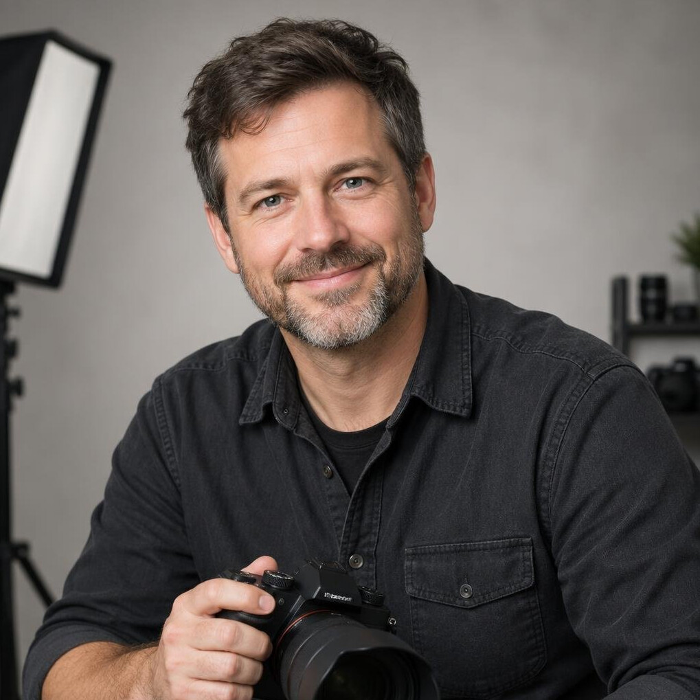 Portrait of a male camera and lighting instructor